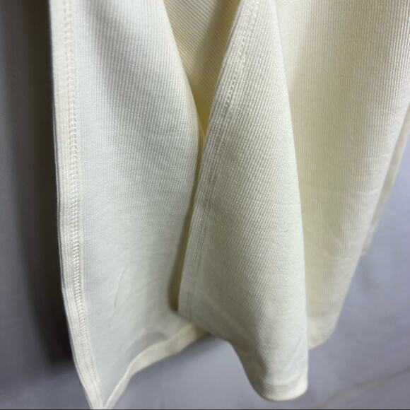 ANTHROPOLOGIE Bordeaux Asymmetrical Cutout Dress NWT Ivory in Large - Picture 6 of 7